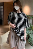 Upgrade your 90s Minimalist Aesthetic with this Loose Short Sleeve O-Neck Classic Colors Shirt. The ultimate essential for Normcore everyday outfits, heavy-weight boxy crewneck tee trends, and effortless minimalist capsule lookbooks. Featuring a flattering loose fit and a premium structured neckline, this classic neutral shirt is a must-have for your Basics Wardrobe or Streetwear Inspo