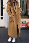 Long Sleeve Winter Woolen Coat Jacket