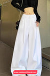 High Waist Loose Wide Leg Office Suits Pants