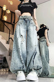 Discover distressed washed baggy jeans designed for modern streetwear outfits. Featuring a relaxed oversized fit and ripped details, these jeans offer comfort, durability, and a bold urban style perfect for everyday wear, casual looks, and effortless street fashion.