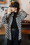 Checkered Casual Blouse Shirt – Cozy Vintage Everyday Essential