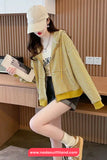 Long Sleeve Striped Colors Zipper Hoodie