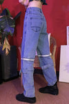 High Waist Loose Detachable Jeans Pants