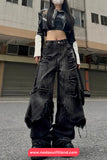 Loose Hip Hop Black Denim Jeans Pants