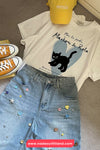 Loose Colorful Style Buttons Knee Length Jeans Pants