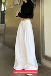High Waist Loose Wide Leg Office Suits Pants