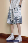 Cute Bear Pattern Casual Men Shorts