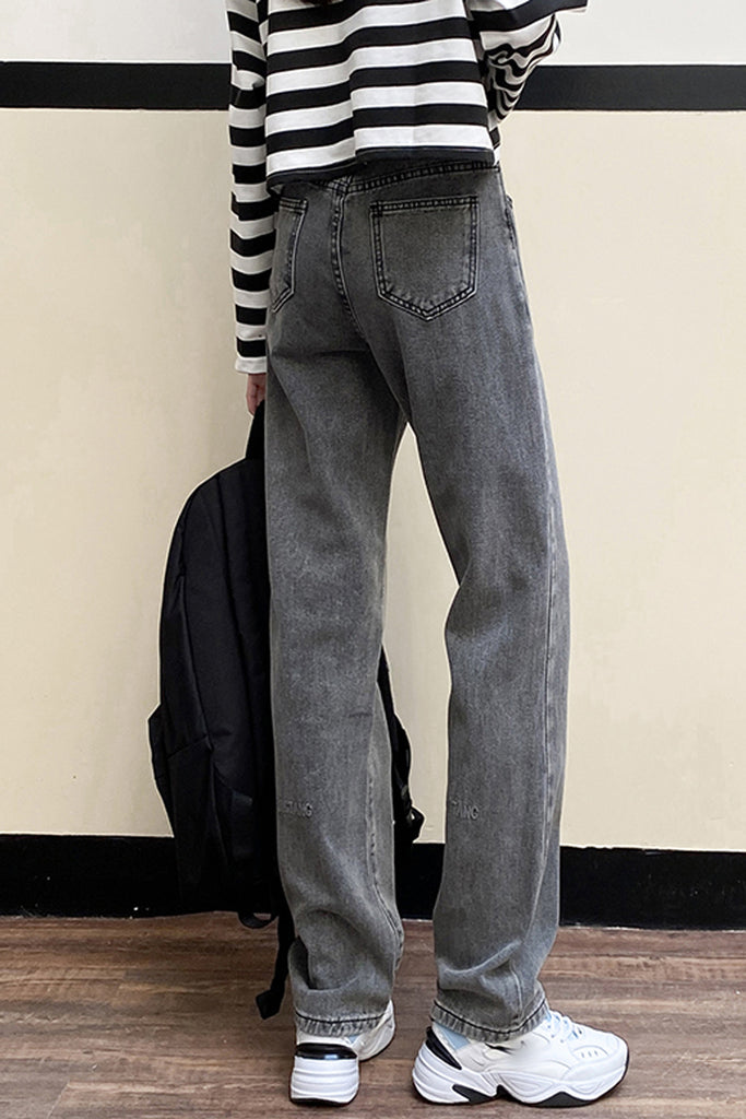High Waist Vintage Grey Jeans Pants – Nada Outfit Land