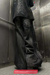 Loose Spider Webs Pattern Hip Hop Jeans Pants
