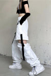 High Waist Lanyard Removable Cargo Pants