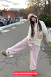 Cute House Embroidered Knitted Cardigan Sweater