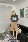 High Waist Khaki Colors Basic Shorts