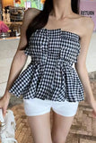 Get the ultimate Y2K Aesthetic with this Off Shoulder Plaid Checkered Cropped Shirt. The perfect choice for Preppy outfits, Baddie-core styles, and retro streetwear looks. Featuring a flattering cropped fit and a classic check pattern, this Bardot-style shirt is a must-have for your Soft Girl or Grunge capsule wardrobe. Style it with high-waisted jeans and chunky sneakers for the ultimate "Pinterest girl" look.