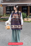 Sleeveless Cute Horse Cartoon Knitted Vest Sweater