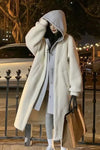 Two Piece Hooded Style Wool Warm Jacket