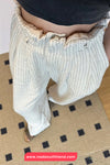 Loose Elegant Striped Classic Casual Pants