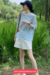Casual Sun Proof Striped Colors Shirt