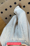 Loose Elegant Striped Classic Casual Pants