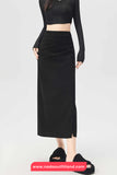 High Waist Sexy Folds Wrap Elegant Corduroy Skirts