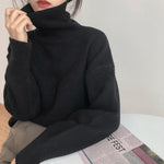 Loose Elegant Turtleneck Sweater