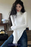 Long Sleeve Classic Turtleneck Women Shirts