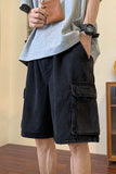 Loose Hip Hop Side Cargo Pocket Shorts Pants