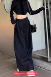 High Waist Loose Wide Leg Office Suits Pants