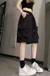 Casual Big Cargo Pockets Basic Shorts Pants