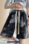 Cute Bear Pattern Casual Men Shorts