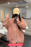 Loose Pins Buckle Buttons Style Street Wear Jacket