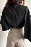 Elevate your professional look with our Long Sleeve Elegant Shawl Patchwork Office Blouse Shirt. Featuring a unique layered shawl design and premium wrinkle-resistant fabric, this sophisticated shirt is perfect for corporate and business-casual settings. Shop now to find your new favorite office staple and enjoy effortless elegance with every wear. Fast shipping worldwide!
