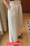 Loose Elegant Striped Classic Casual Pants