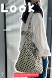 Cool Polka Dot Pattern Casual Tote Bag