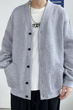 Loose Casual Colors Men Cardigan Sweatshirt