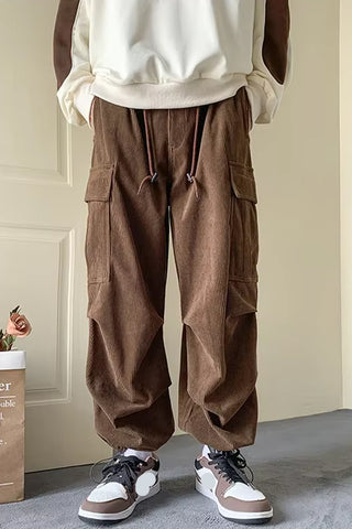 Loose Casual Jogger Corduroy Sweatpants