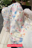 Wide Leg Floral Pattern Casual Pants