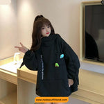 Loose Cute Frog Style Hoodie
