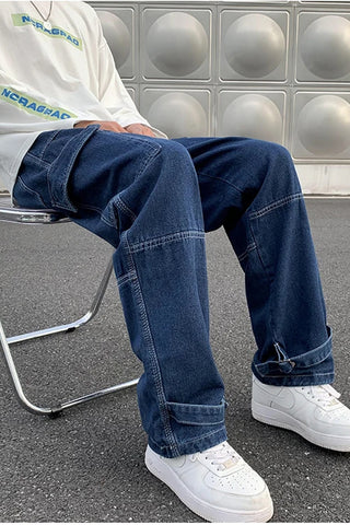 Casual Hip Hop Skateboard Men Jeans Pants