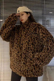 Level up your Indie Sleaze Aesthetic with this Loose Retro Leopard Pattern Zipper Coat. The perfect essential for Mob Wife outfits, streetwear styles, and "vintage-inspired" mood boards. Featuring a bold leopard print and a flattering oversized fit, this statement jacket is a must-have for your Alt Fashion or Street Style collection.
