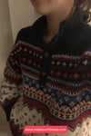 Long Sleeve Retro Pattern Christmas Sweater
