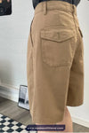 High Waist Khaki Colors Basic Shorts