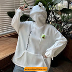 Loose Cute Frog Style Hoodie