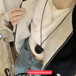 Long Sleeve Double Sided Striped Turn Down Collar Jacket