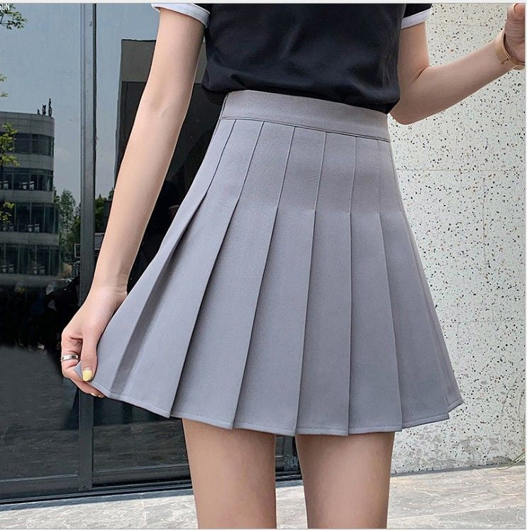 Solid Color Mini Pleated Skirts – Nada Outfit Land