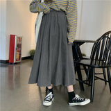 High Waist Vintage Loose Casual Skirts