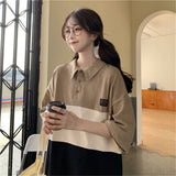 Cool Colors Loose Oversize Polo Shirt