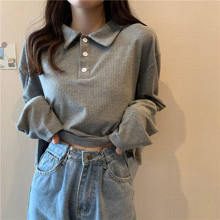 Long Sleeve Knitted Elegant Shirt – Nada Outfit Land