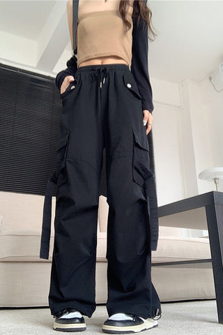 High Waist Loose Cargo Pockets Pants – Nada Outfit Land