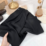 High Waist Loose Office Pants Suits