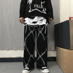 Barbed Wire Hip Hop Long Pants